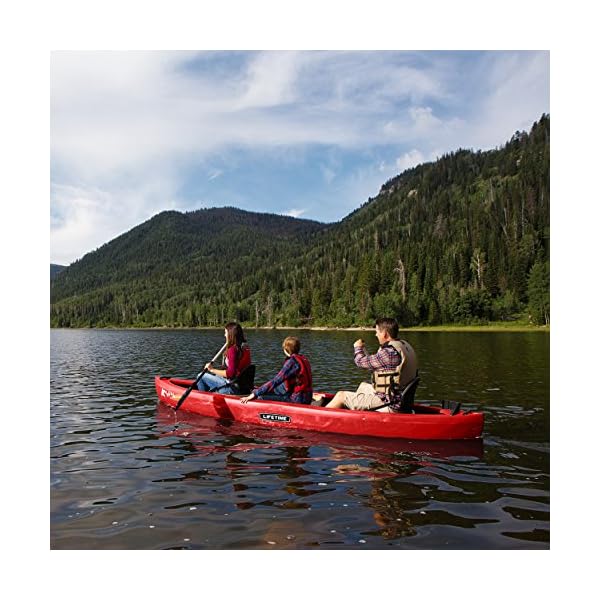 Lifetime-Kodiak-Canoe-with-2-Paddles-Red-13
