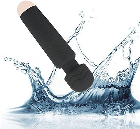 Wireless Magic Wand Massager by iTavah, 25 speed Personal Powerful Mini Hitachi Rechargeable Head Massage Vibrator for Body Recovery (Black)