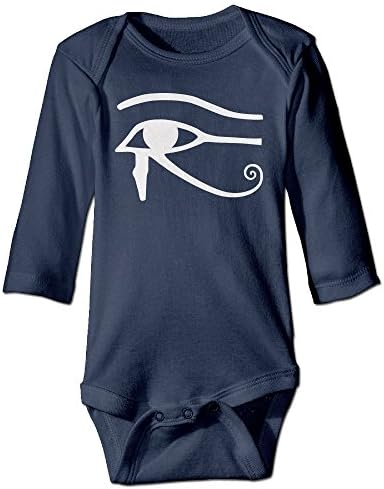 Egyptian Logo Eye Of Horus Halloween Kids Baby Long-sleeve Jumpsuit Navy