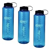 Nalgene Silo 48oz Tritan Wide Mouth Bottle - 3 Pack (Blue)