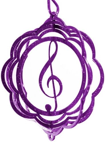 MUSIC NOTE Tini Swirly Metal Wind Spinner