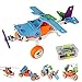 PBOX -132Pcs, 5-in-1 Model Building Blocks Set, DIY Creative Stacking Toys, Stem Learning Models Transform Car Airplane Building Kits, Educational Construction Engineering Toy 5+ Year Boys&Girls
