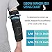 Elbow Brace for Cubital Tunnel Syndrome by Fibee, Adjustable Compression Elbow Splint Stabilizer for Night Sleeping Tendonitis Pain Relief for Women and Men