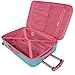 Anne Klein Palm Springs 24” Hardside Spinner Luggage, Turquoise Carnation
