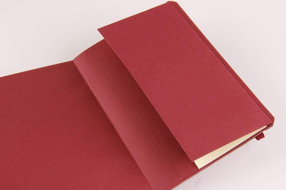 Clairefontaine 400095C, One Notebook, A5, Made of Genuine Lambskin Leather Soft Cover, Dimensions: 14.8 x 21 cm - Image 3