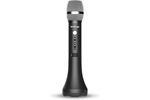 RESPONSEBRIDGE Bluetooth Microphone Wireless Voice Amplifier, Professional Intelligent Noise Cancelling Handheld/Desktop Mic Speaker, 15W Wireless Mic with 3 Sound Effects for Teaching Singing Speaking Karaoke H9
