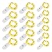 Lighting EVER 16 Pack Fairy Lights Battery Operated, 20 LED Mini String Lights Waterproof Small Pixie Lights for Mason Jars, Crafts, DIY Wedding Party Centerpieces, Bedroom Wall Vines, Holiday Garland