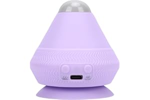 ZJchao Electric Fascia Ball Mountable Self Massage Ball with Suction Cup Myofascial Release Massage Cone Ball with 2 Heat Lev