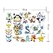 JIAHUI Nursery Decor Popular Characters Pokemon Xy Peel and Stick Wall Decal For Children Room Decal 17x9.5 inch