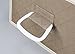 1Storage Clothing Organizer Bag, Breathable Material, 2cells, Carry Handles, LightBrown 902-09