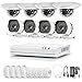 Zmodo 8CH Smart PoE Surveillance Camera System 4 x720P Outdoor + 4 x720P Indoor Dome Security Camera No Hard Drive