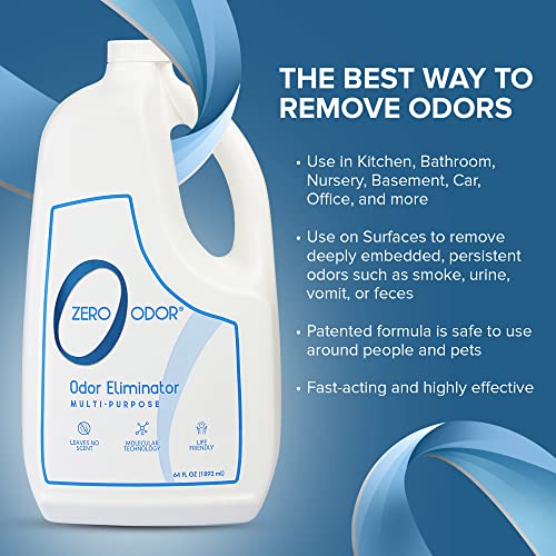 Zero Odor MultiPurpose Odor Eliminator Eliminate Air & Surface Odor