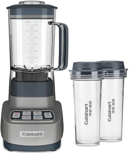 Cuisinart Velocity Ultra Trio 1 Hp Blender/food Processor With Travel Cups