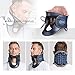 LEAMAI Newest Cervical Neck Traction Device-Adjustable Inflatable Neck Stretcher Collar for Home Traction Spine Alignment -(C03,Blue)