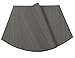 Pauwer Set of 6 Wedge Placemats for Round Dining Table Woven Vinyl Washable Plastic Round Table Placemats Wipe Clean(Set of 6,Grey)