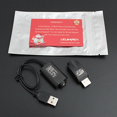 510-Thread USB Smart Charger for eGo series and Other Standard 510 Threaded Devices, with Over-Charge Protection - 2-Pack
