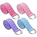 GOBANNEY Yoga Strap, 4PCS, Stretch Bands, Adjustable D-Ring Buckle, Stretching, Pilates, Physical Therapy, Fitness,Yoga (Four Colors)thumb 2
