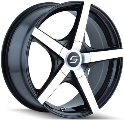 Sacchi S72 272 Black Wheel with Machined Face (15x7"/8x100mm)