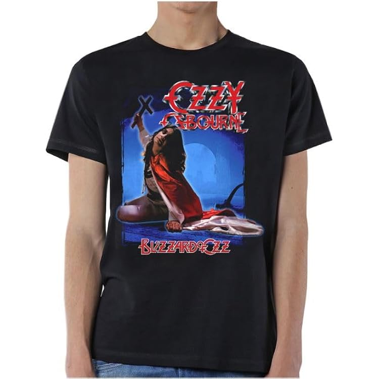 Ozzy Osbourne T Shirt Blizzard Of Ozz Tracklist New Official Mens