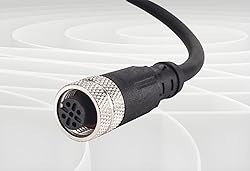 M12 5 Pins Female Connector Cable, Waterproof IP67