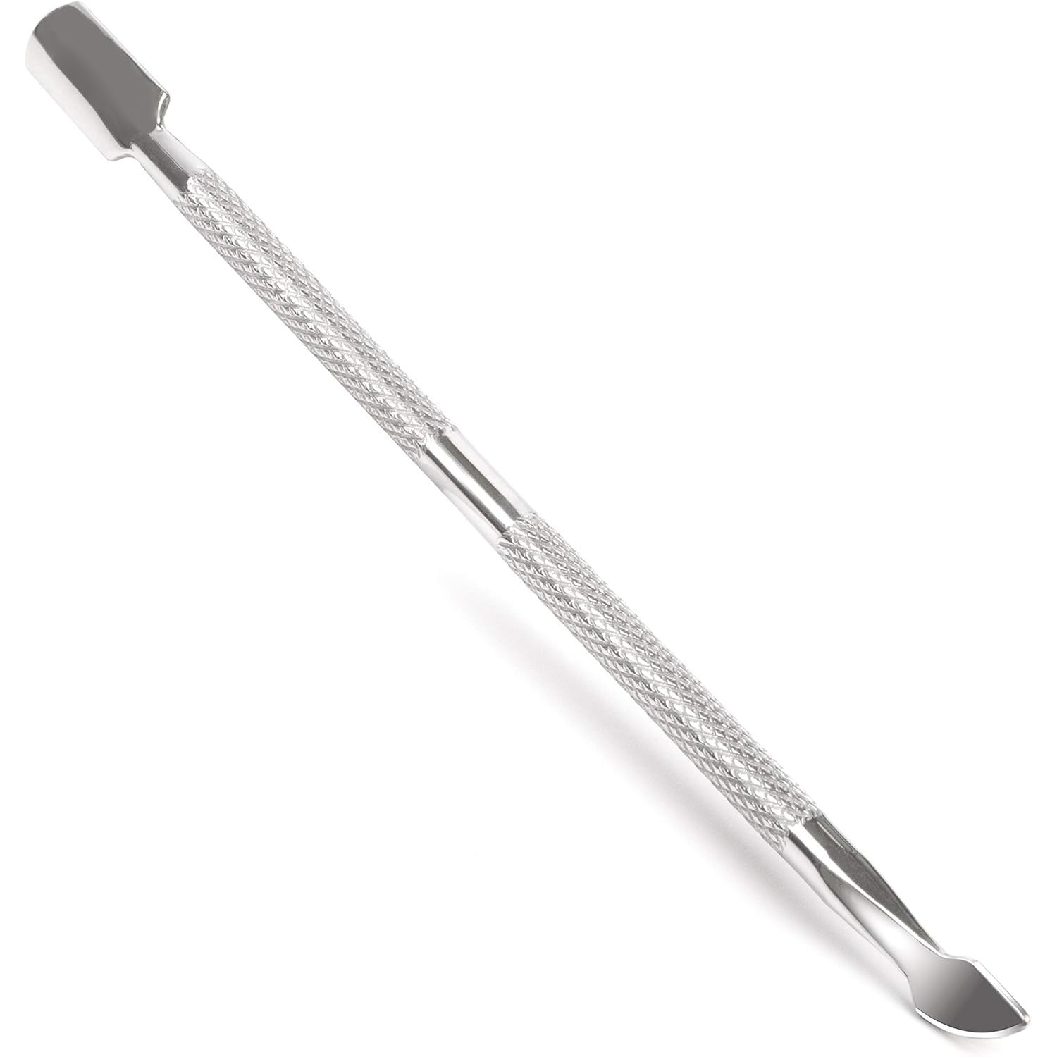 Body-Plus Professional Nial Cuticle Pusher - Stainless Steel Dual Head Nail Cuticle Cleaner for Gel Polish Remover - Cuticle Stick Scraper Art Tool for Fingernails & Toenails