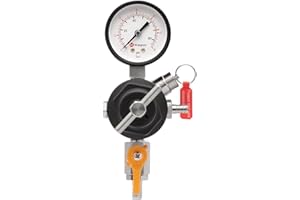 Kegco YH-76S-1 Commercial Grade Single Gauge Secondary Regulator