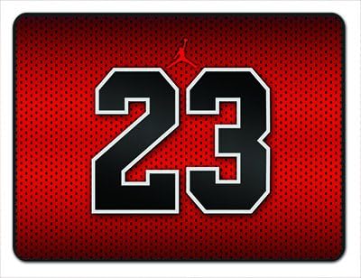 Chicago Bulls 23 Michael Jordan The GOAT 18x24 Floor Mat