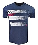 Adidas Mens Usa Edition Team 3 Stripe T-Shirt