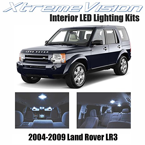 XtremeVision Land Rover LR3 2004-2009 (18 Pieces) Cool White Premium Interior LED Kit Package + Installation Tool