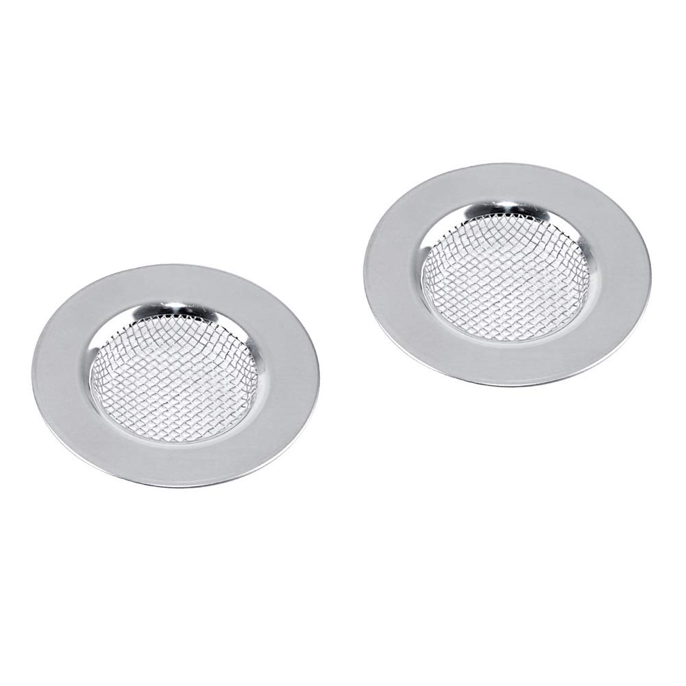 ORION Sink Drain Strainer, Sink Strainer, Kitchen Filter, Sink, Shower, Bathtub, Drain – 6,5 cm – 2 Pieces