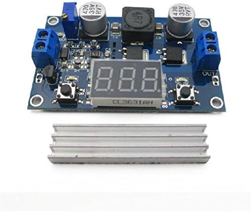 QIXINSTAR DC-DC 100W 3-35V 12V to 3.5-35V Boost Step-up Module Power Supply LED Voltmeter
