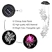 S SUNINESS LED Hummingbird Solar Wind Chimes Outdoor Changing Color Wind Mobile Spiral Spinner Portable Decorative Romantic Windbell Light for Patio Yard Garden Home Pathway (Angel)