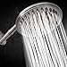 HealthyLifeStyle! Shower Head | Rainfall High Pressure 9.5” with Adjustable Extension Arm | 109 Self-Clean Jets | Chrome, White and Brushed Nickel (Chrome)
