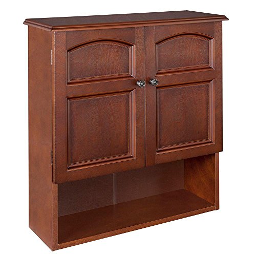 Martha 22-3/10 in. W x 25 in. H x 8 in. D Bathroom Storage Wall Cabinet in Mahogany Color - Thumbnail 3