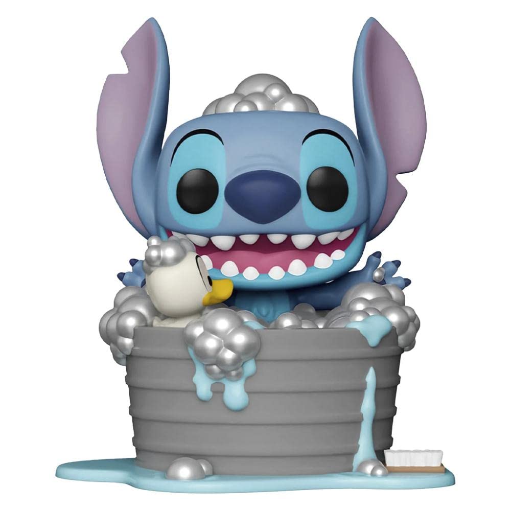 Funko Disney Pop! Deluxe Vinyl Stitch in Bathtub Figure 9cm
