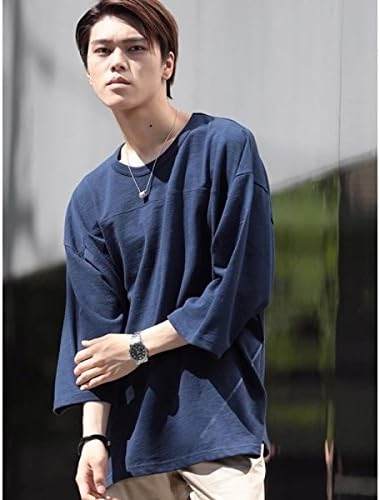 Amazon ウィゴー メンズ Wego ウィゴー Wego ヘビースラブフットボールtシャツ ネイビー M Tシャツ カットソー 通販
