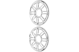 RAGBUSCLE Speaker Grill Cover 2PCS Rear Speaker Trim Grille Fairing Cover 1998-2013 Compatible with Harley Touring Electra Gl