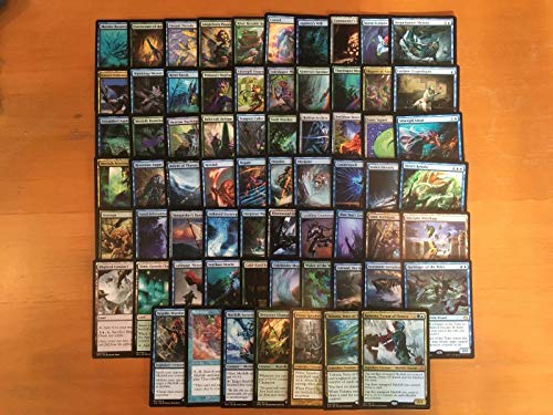 Blue/Green Commander Merfolk Deck - Custom Built - Elite - MTG - EDH - 100 Card