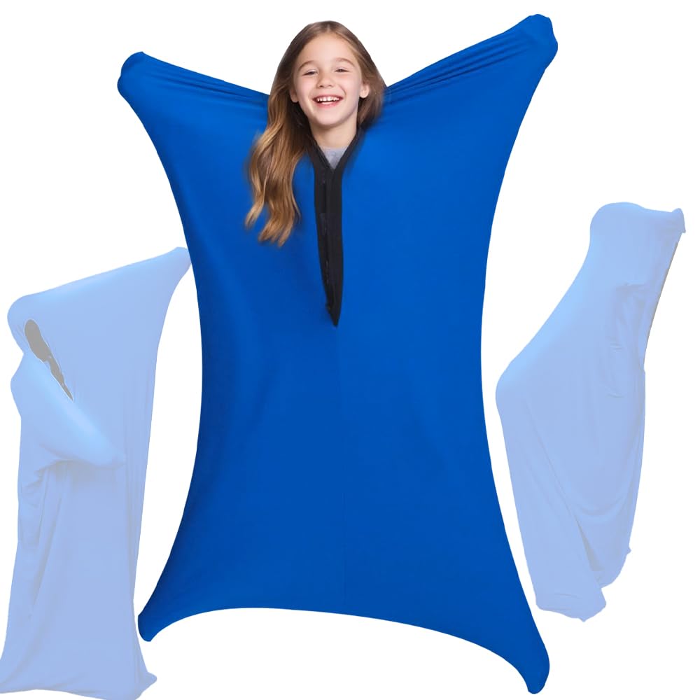 Vmxlso Sensory Body Sock for Kids, 40"X27" Body Sock Sensory Kids, Stretchy Sensory Socks Kids Autism, Sensory Body Sock Kids, Full-Body Wrap Stretchy Body Sox for Children with Autism, Anxiety