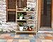 HYNAWIN Bamboo 3 Tier Plant Flower Stand Plant Display Shelf Pot Display Storage Rackthumb 1