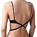 gloednApple 3pcs Bra Extender Strap, Low Back Backless Bra Strap Adapter Converter Adjustable Extender 2 Hook(Black+White+Skin)