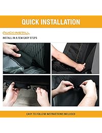 Cobertor de asiento (tela de poliéster resistente, incluye cobertor para reposacabeza, se vende individualmente)