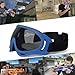 Fstop Labs Foam Gun Accessories, Blaster Face Mask Eye Shield Protection Goggles Glasses for Nerf N-Strike Elite Rival Series, Adjustable with UV Protection (2 Masks, 4 Scarves, Blue & Black)