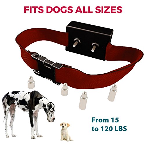 [NEW 2018 VERSION] Bark Collar with UPGRADED Smart Chip - Best Intelligent Dog Shock, Beep Anti-Barking Collar. No Bark Control for Medium/Large Dogs over 15 LBS - Stop Barking Safe - Thumbnail 4