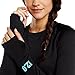 Under Armour Women's UA Base 2.0 Crew, Black/Cortez MD (US 8-10)