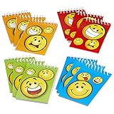 Kidsco Spiral Smiley Notepads 2.25