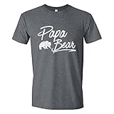 Bear Shirt Dad, Gift Dad from Kids, Papa Bear Shirts, Mens XL Gray Shirt