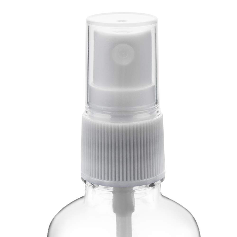 2oz Clear Glass Spray Bottles for Essential Oils, Small Spray Bottle with Plastic Sprayer - Set of 3 : Beauty