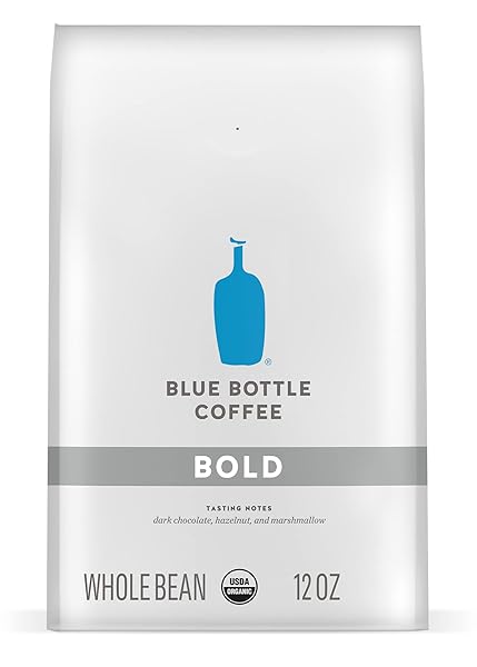 BLUE BOTTLE WHOLE BEAN ORGANIC COFFEE, BOLD, DARK...