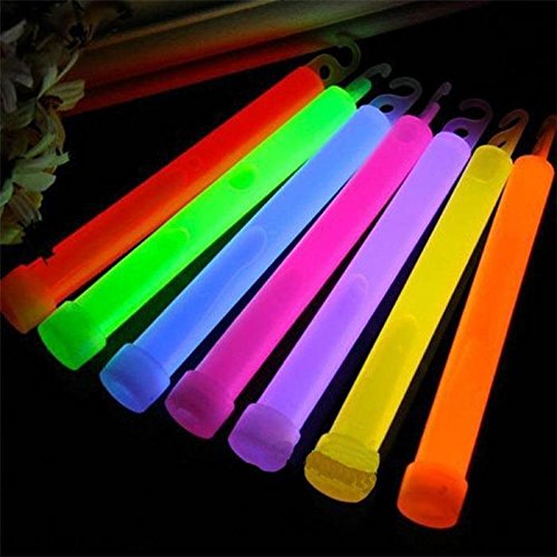 5pcs Party Ceremony Glow Sticks Vocal Concert Glowing Stick Outdoor Camping Emergency Fluorescent Light 12 Hours of Premium Bright Light